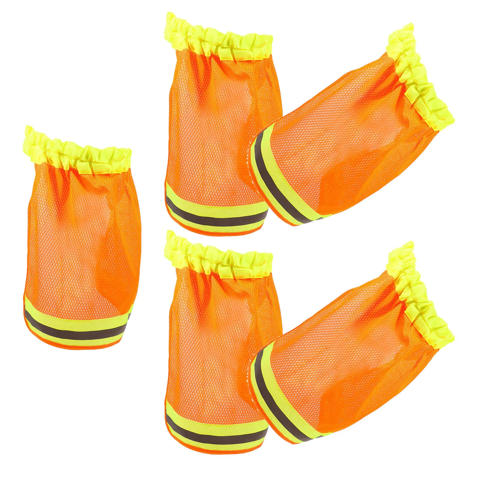 

5Pcs Safety Hat Sunshade Cover High Visibility Breathable Mesh Neck Shield for Outdoor Work Construction Hard Hat Accessories