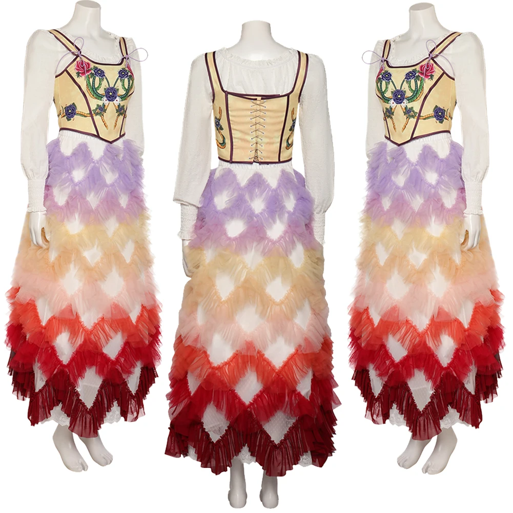 زي تأثيري لألعاب الجوع السينمائي للنساء ، لوسي بتلر ، بدلة تأثيري ، ملابس الهالوين ، كرنفال ، خيال ، الكبار ، 2023