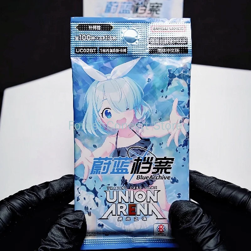 Bandai Ua Chinese Genuine Pre-Assembled Blue Files Booster Pack Box Anime Collection Card Uc02bt For Adult Collector