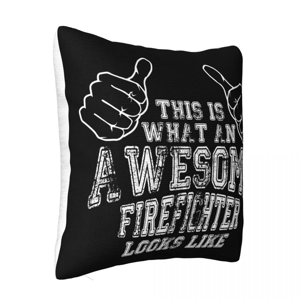 What Awesome Firefighter Looks Like Fireman Firemen Birthday Funny Giftmas Pillow Case