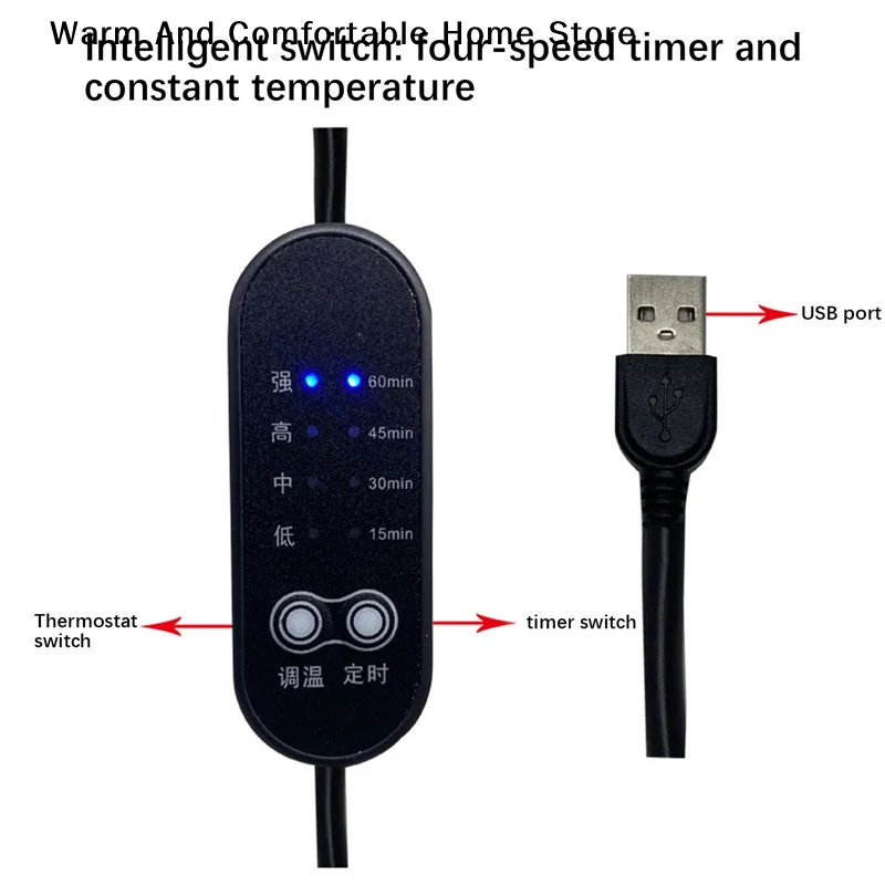 5V USB Warm Paste Pads Fast-Heating Carbon Fiber Heating Pad Safe Heating Warmer Pad For Cloth Vest Jacket Coat Fishing Camping view 6