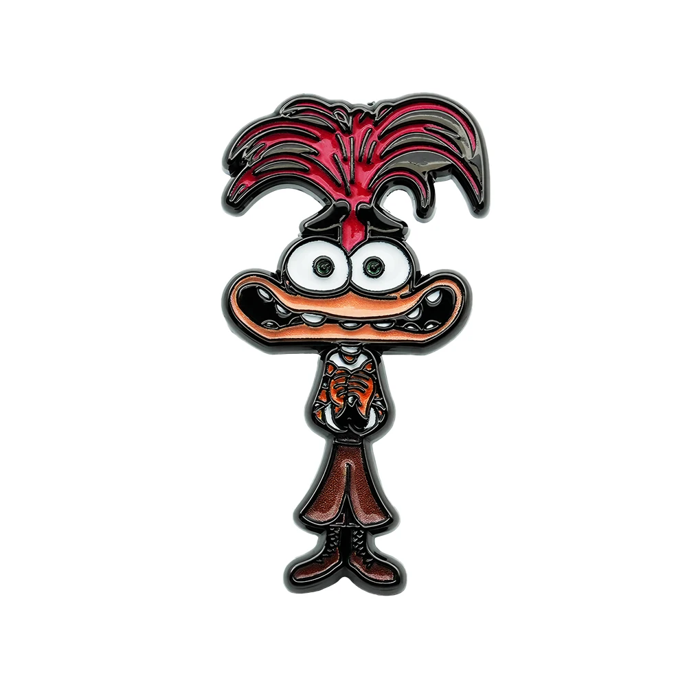 

Jiao Jiao Anime Character Enamel Pin Anxiety Cute Animation Movie Peripheral Lapel Brooch Badge Accessories