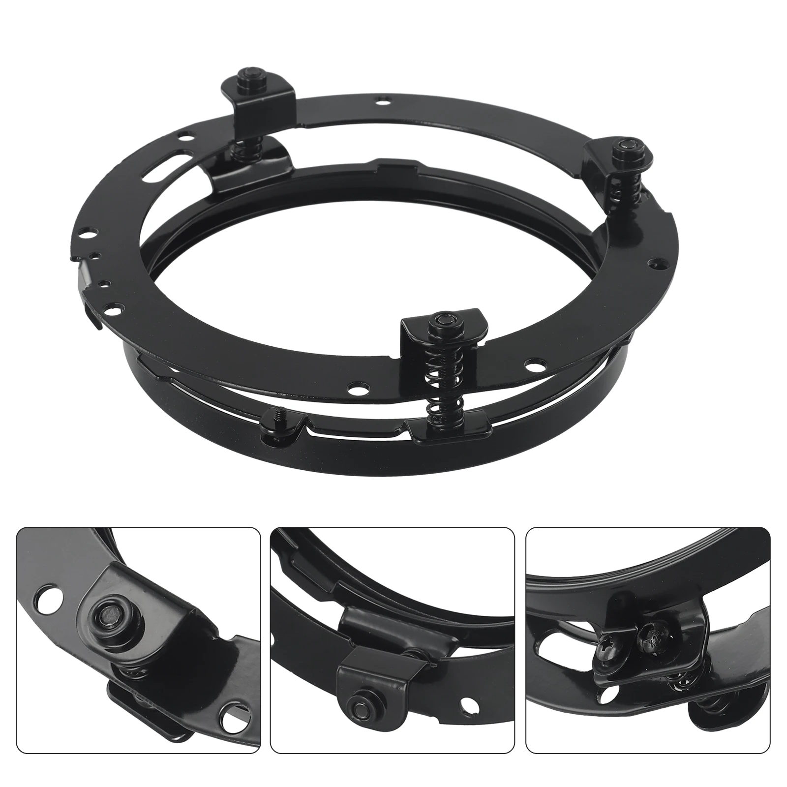 Круглый кронштейн для фар 7-дюймовая подставка Внешний держатель Светодиодные монтажные детали Сменное кольцо Нержавеющая сталь Полезная