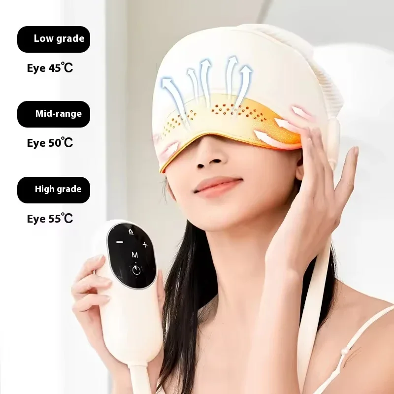

Portable Air Pressure Head Eye Massager | Graphene Heating | Relax Muscles | Relieve Stress | Improve Sleep Efficiency