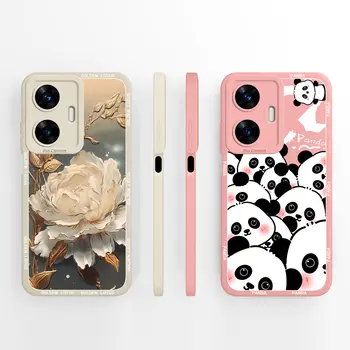 適用於 OPPO Realme C55 C53 C35 C33 的手機殼 愛心花朵保護套 防摔 簡約邊框 適用於 realme c53 RealmeC35 手機殼 8 最佳銷售 realme c 35 - №7