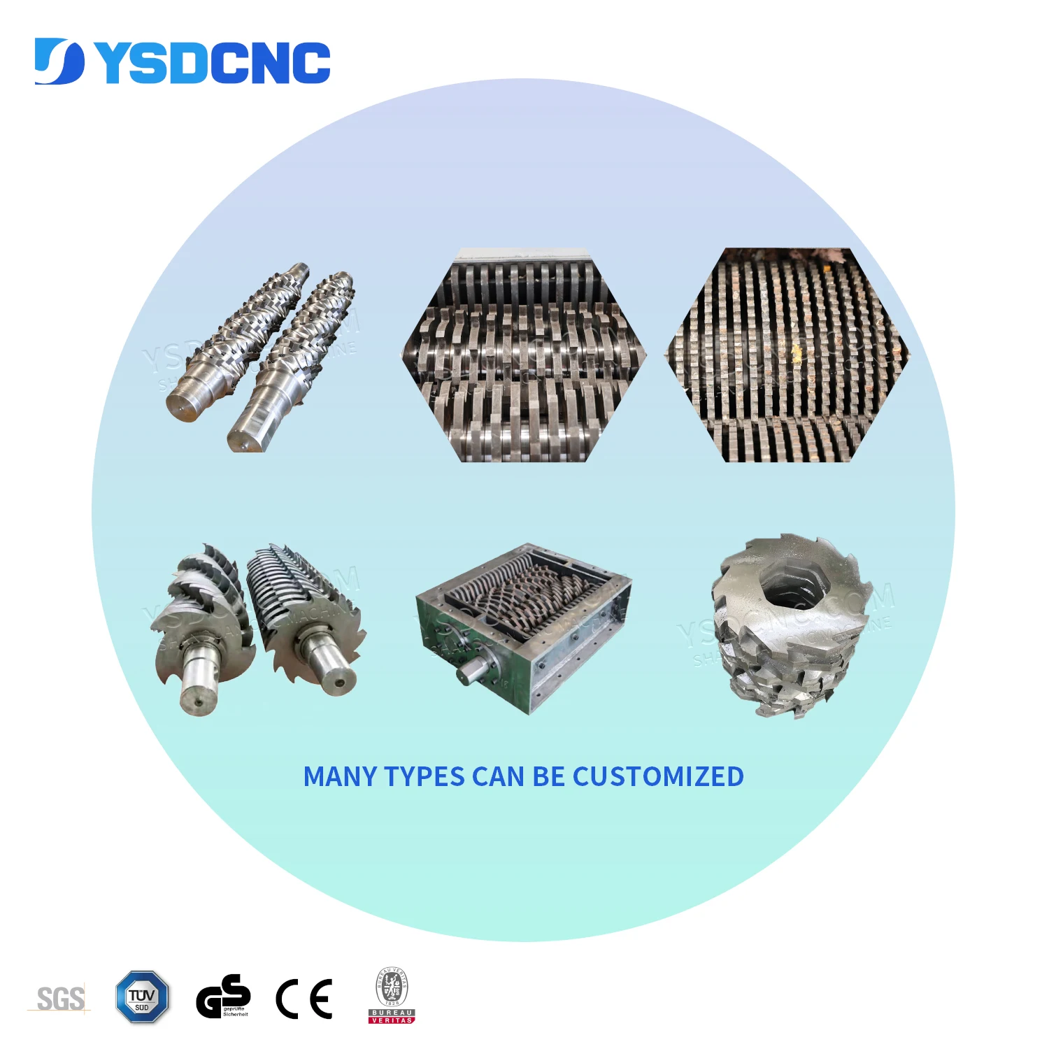 Multi Purpose Plastic/pet Bottles/wood/cans/paper Waste Recycling Shredder Crusher