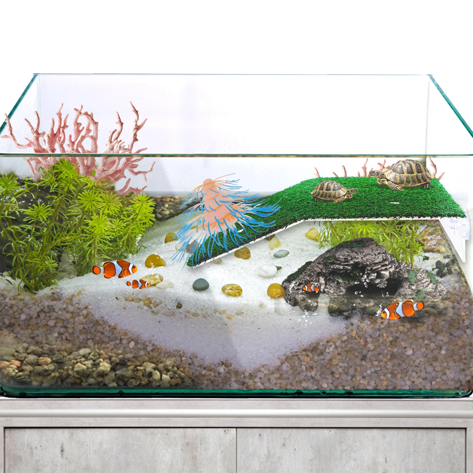 

Artificial Coral Aquarium Decoration Realistic Silicone Soft Coral Colorful Aquarium Glow Plants Fish Tank Accessory