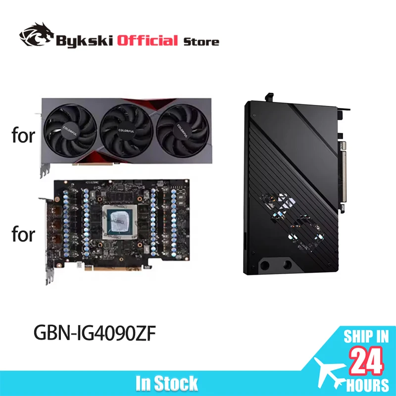 

Granzon Water Block for Colorful GeForce RTX 4090 Battle AX GPU Card / Copper Cooling Radiator /Prevent Corrosion/ GBN-IG4090ZF