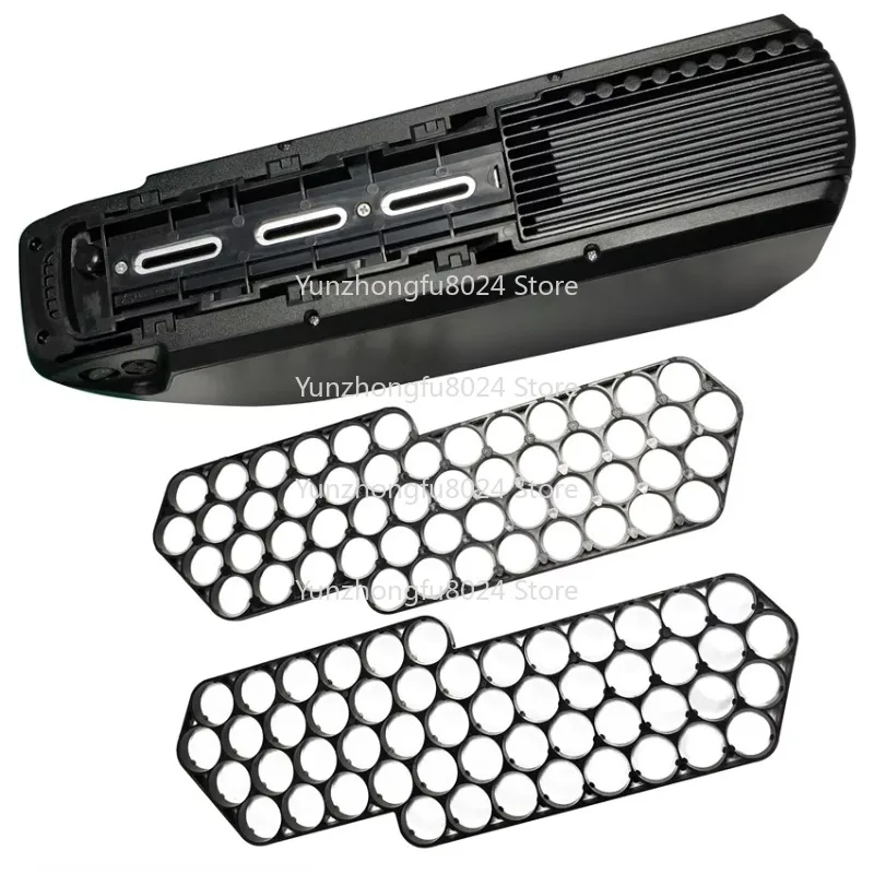 Conjunto completo de caixa de bateria de bicicleta elétrica DP-2170-5 DP-2170-5C max 52 células 21700 13S4P 48v caixa de bateria de bicicleta elétrica