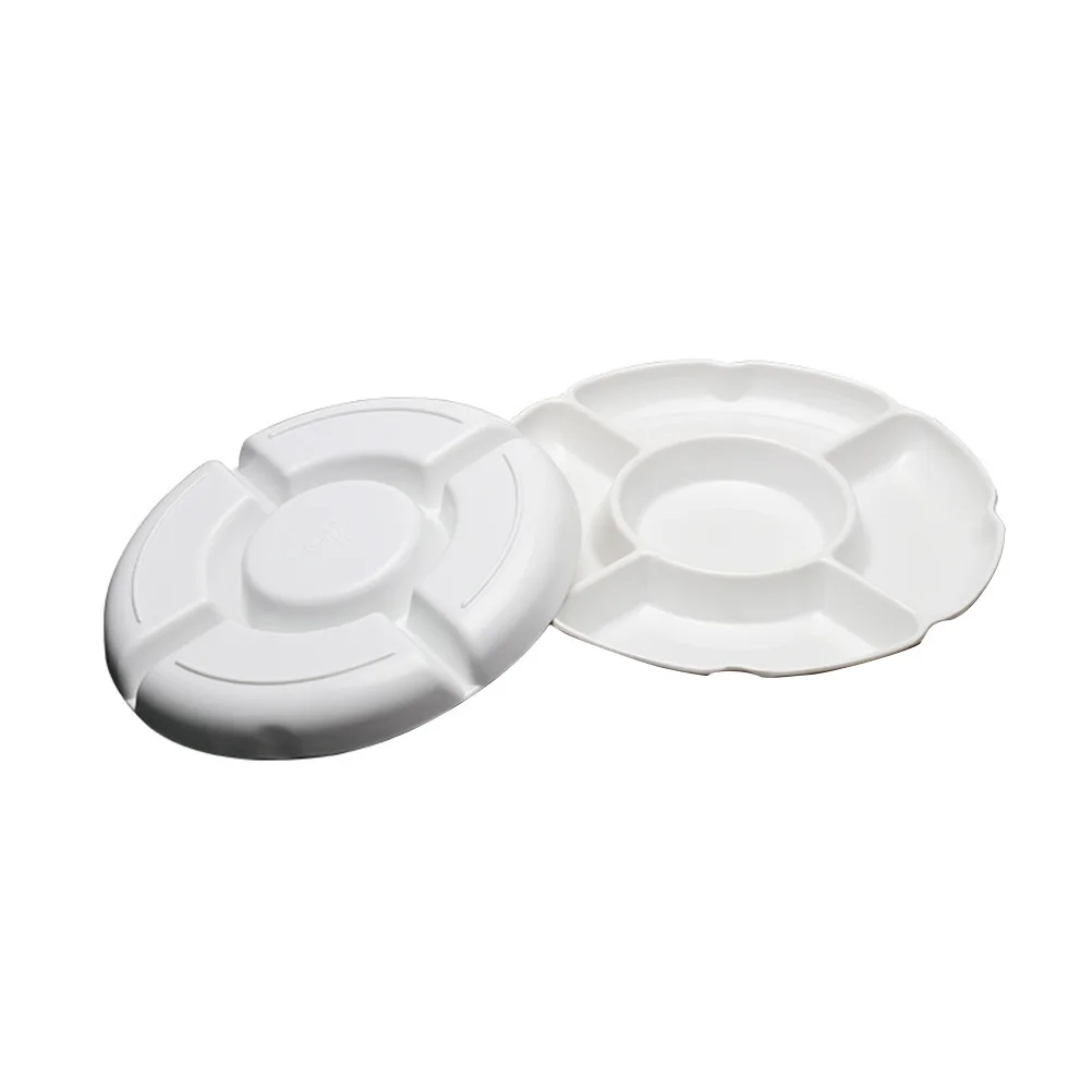 

Five-piece Brine Platter Fruit Plate Melamine Food Tray Candy Dish Appetizer Serving