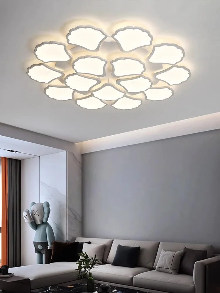 modern minimalista ginkgo biloba led lampada do teto luzes regulaveis para sala e quarto iluminacao interior decoracao de casa luminarias 01