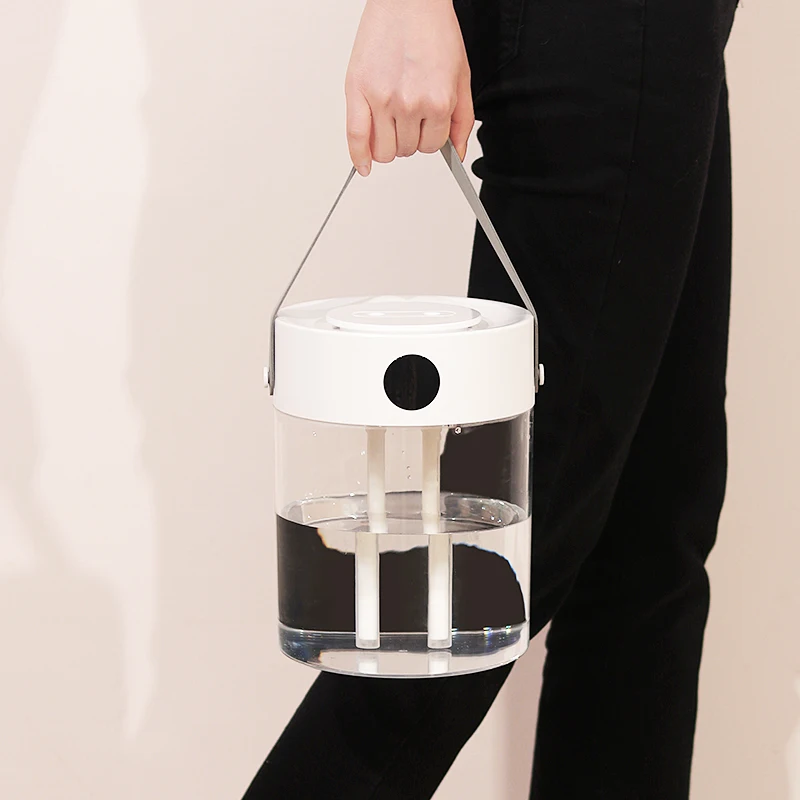 

3л большой емкости двойной спрей USB увлажнитель бесшумный домашний спальня офис с ночником цифровой дисплей распылитель воздуха