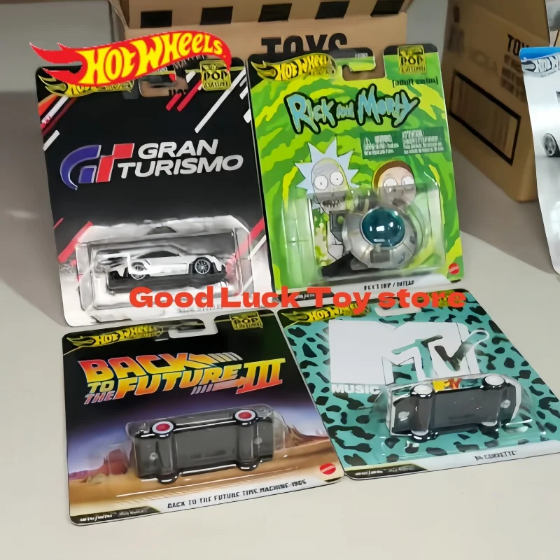 

Новая оригинальная модель автомобиля из сплава Hot Wheels премиум-класса в стиле поп-культуры Porsche 911 Corvette Rick And Morty Hxd63, модель автомобиля, орнамент, подарок