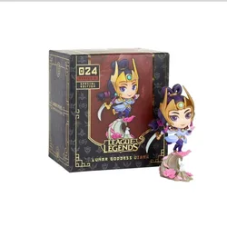 Original LOL League of Legends Diana Scorn of The Moon Q Version Anime Action Figures Collectible Ornaments Model Toys Gift