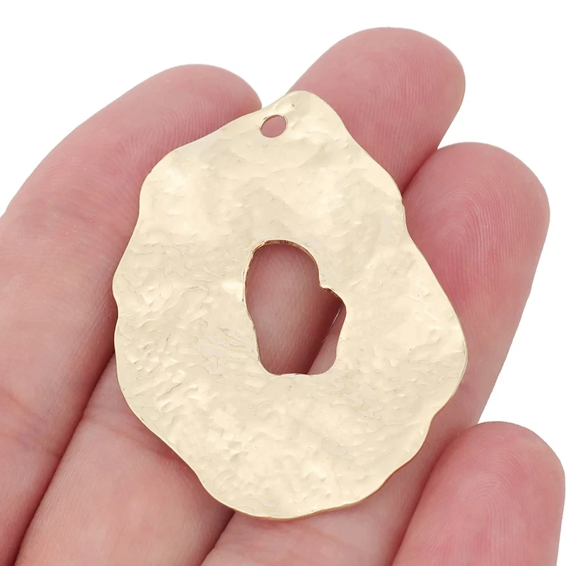 10 x Boho plaqué or fleur bijoux connecteur breloques pendentifs pour bricolage Tribal boucle d'oreille fabrication de bijoux résultats accessoires artisanat