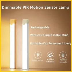 Wireless LED Cabinet Light Motion Sensor Light Closet Night Lamp For Kitchen Bedroom Detector Light Cabinet Staircase Backlight