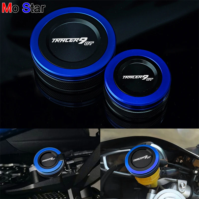 

For Yamaha Tracer 9 Gt Tracer 9GT 2021 2022 2023 Motorcycle front and rear brake oil tank cover reservoir cover Accessoires