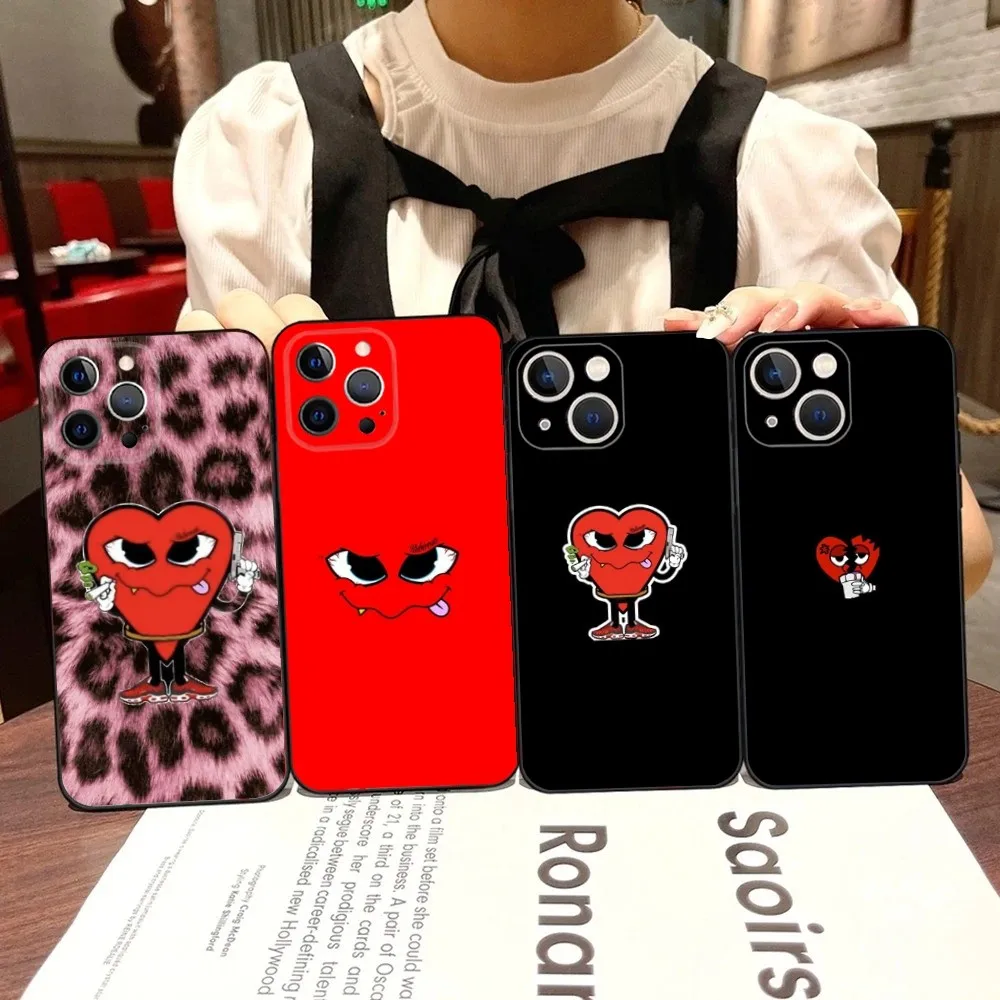 La Mafia del Amor Es de la Mafia Phone Case For iPhone 16,15,14,13,12,11,Pro,X,XS,Max,XR,Plus,Mini Black Soft Silicone Case