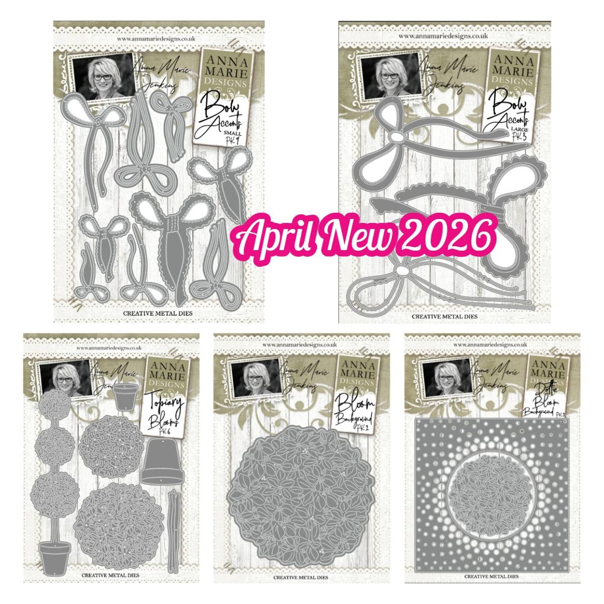 

2026 New Dottie Bloom Background Die Set Metal Cutting Dies Handmade DIY Embossing Making Scrapbook Photo Album Craft Decoration