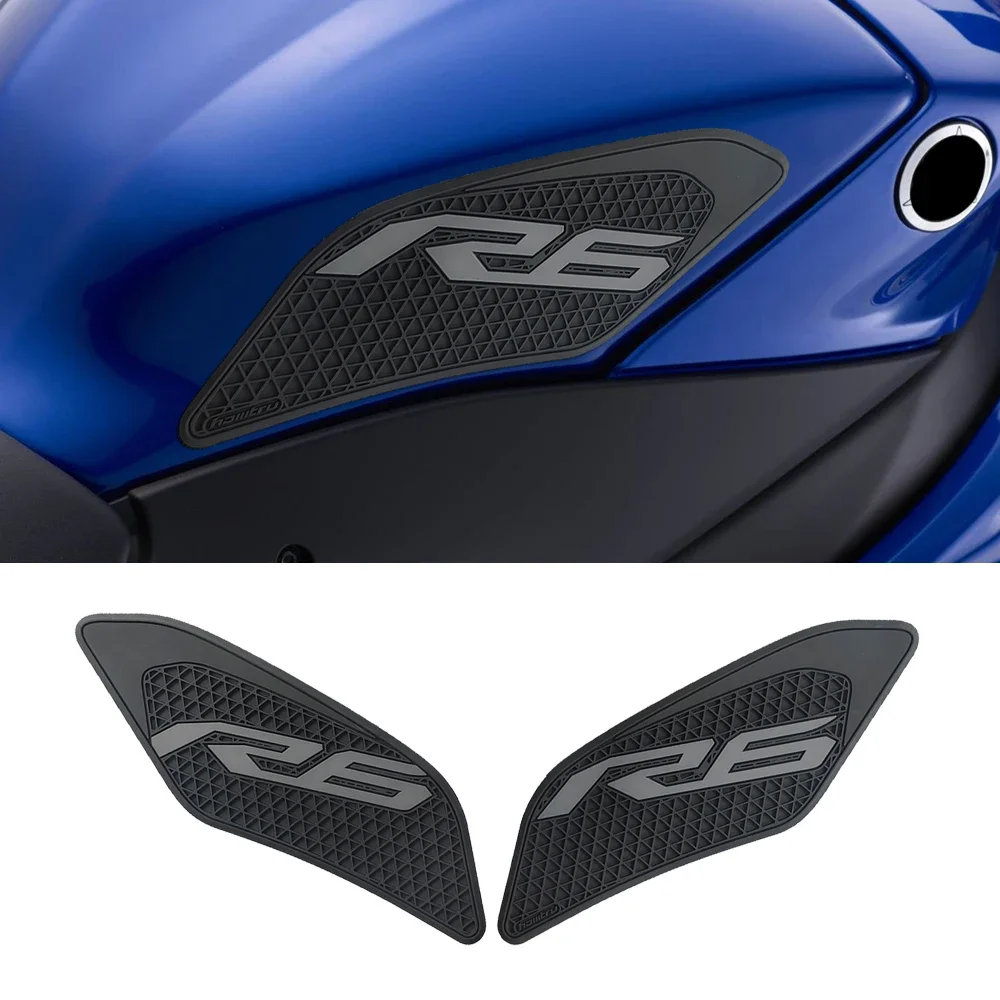 Motorcycle Side Tank Pad Knee Protection for Yamaha YZF R6 2017-2025