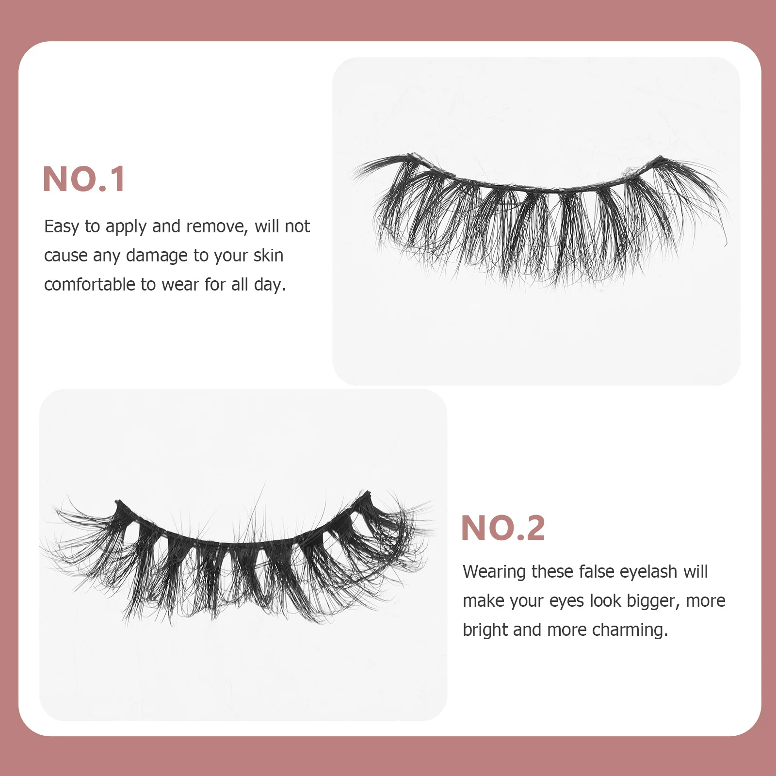 10 paires de faux cils Premium aspect naturel faux cils complets pour fête mariage usage quotidien beauté des yeux faux cils