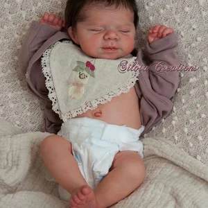 Reborn Vinyl Doll Kit with Cloth Body, Unpainted Blank Doll Parts, 12.5 In, 12.5 In 10 Main Sales Mold Reborn - №9