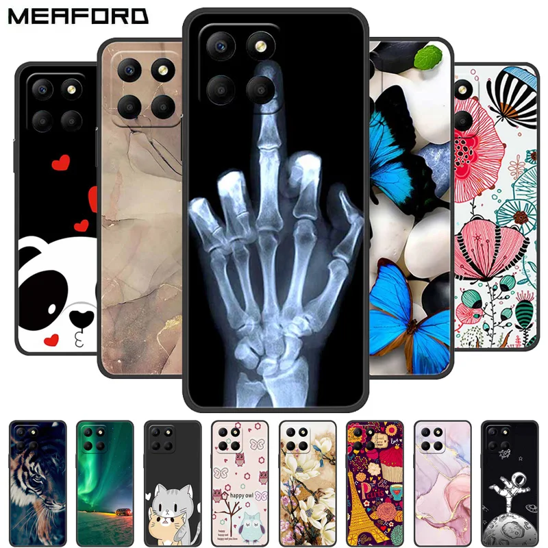 For Huawei Honor X6 Case VNE-LX1 Fashion Soft TPU Silicone Phone Case For Honor X6s X6 Back Cover HonorX6 Global 2022 4G Funda