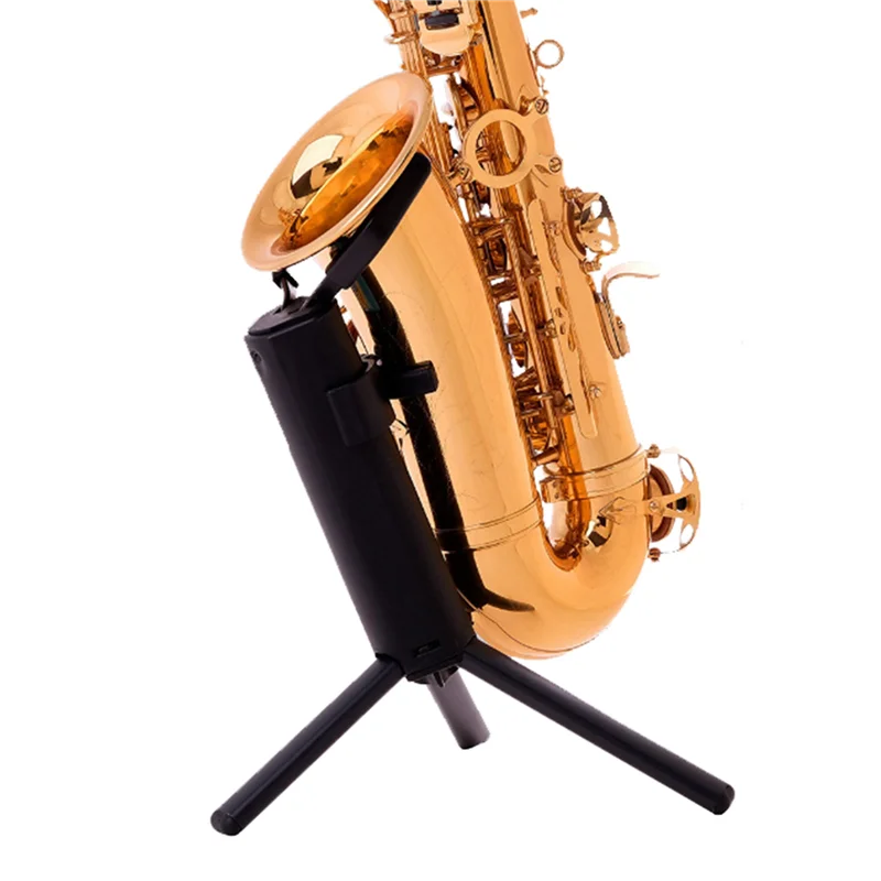 

SYDS Portable Foldable Sax Holder Stand With Metal Leg Base Foldable For Alto Saxophone