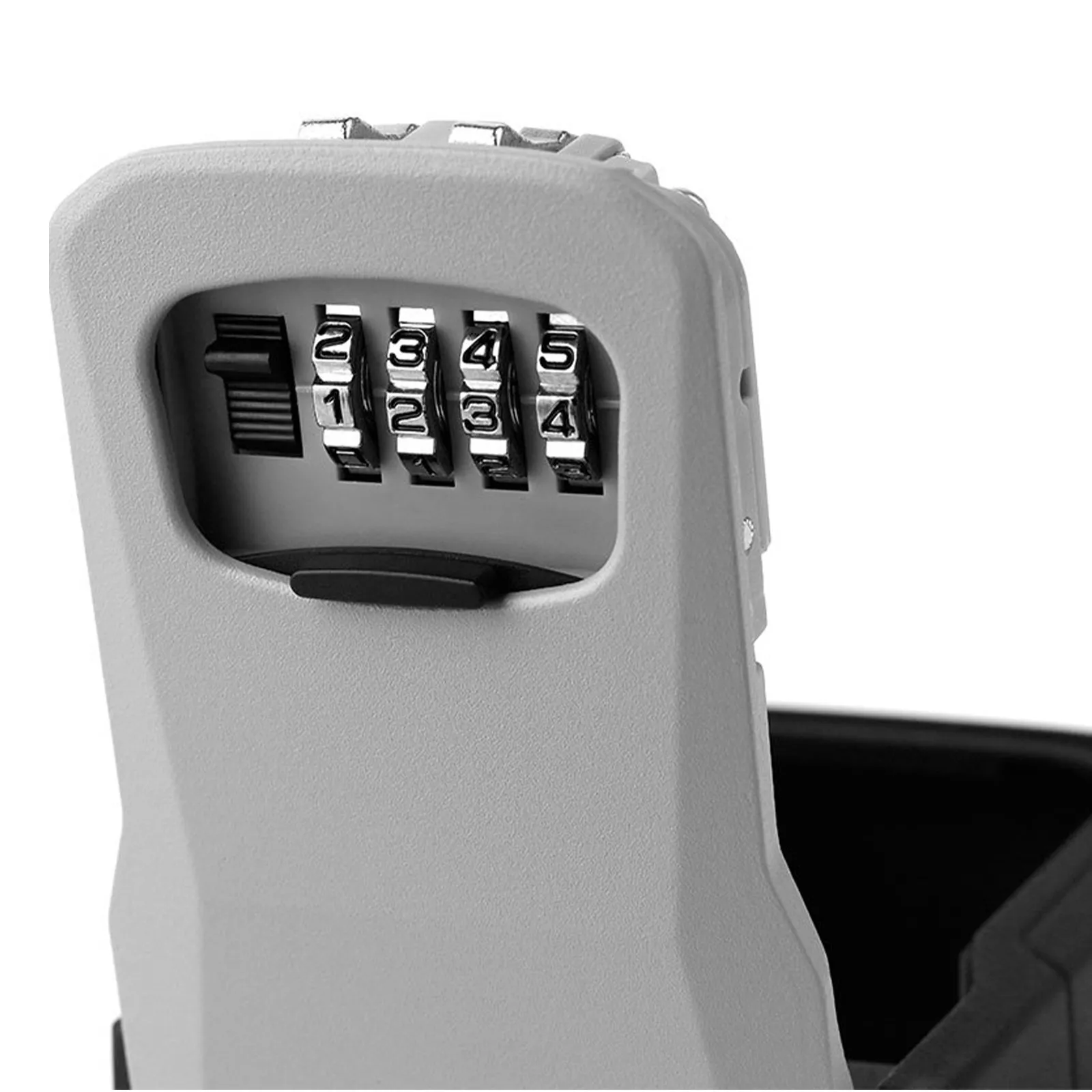 Aluminum Alloy Password Key Lock Box Combination Wall Mount Case for Outdoor Indoor Use Houses Gyms Offices