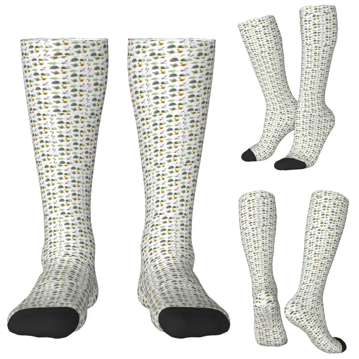 

Набор наклеек Bugsnax, носки, чулки в стиле Харадзюку, всесезонные длинные носки, аксессуары для подарка на день рождения унисекс