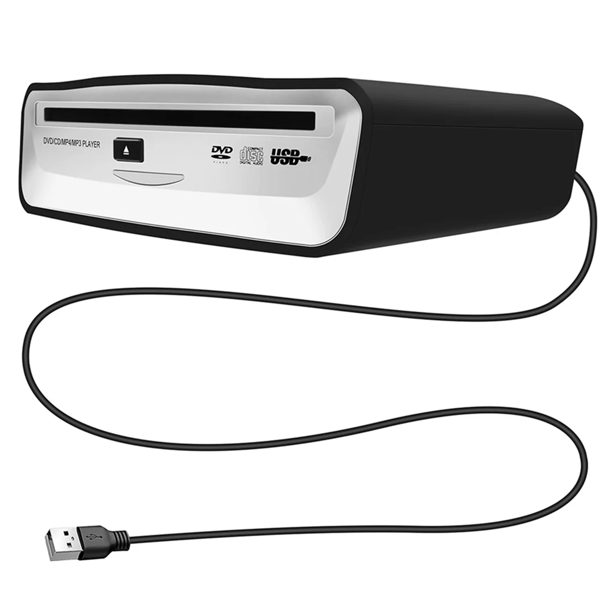 Автомобильный радиоприемник с интерфейсом USB 2,0, CD/DVD, проигрыватель-тарелка, внешний стерео для Android