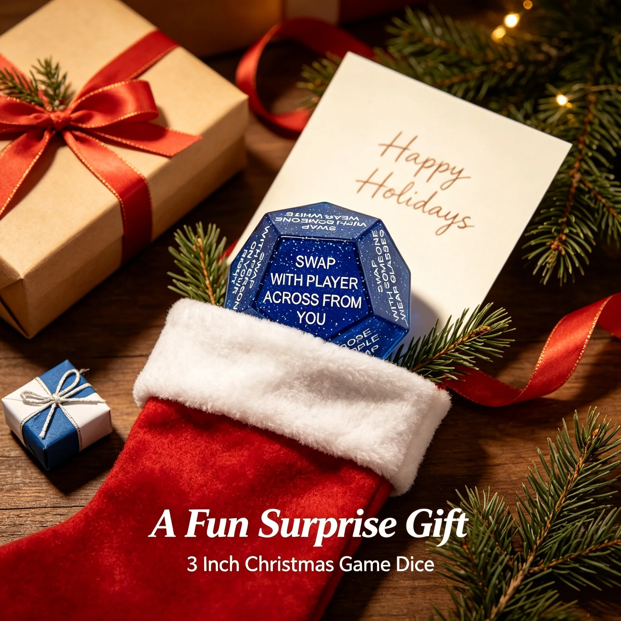Blue Sparkling Santa Claus 12- - огляд і ціна Party Games No Supplies