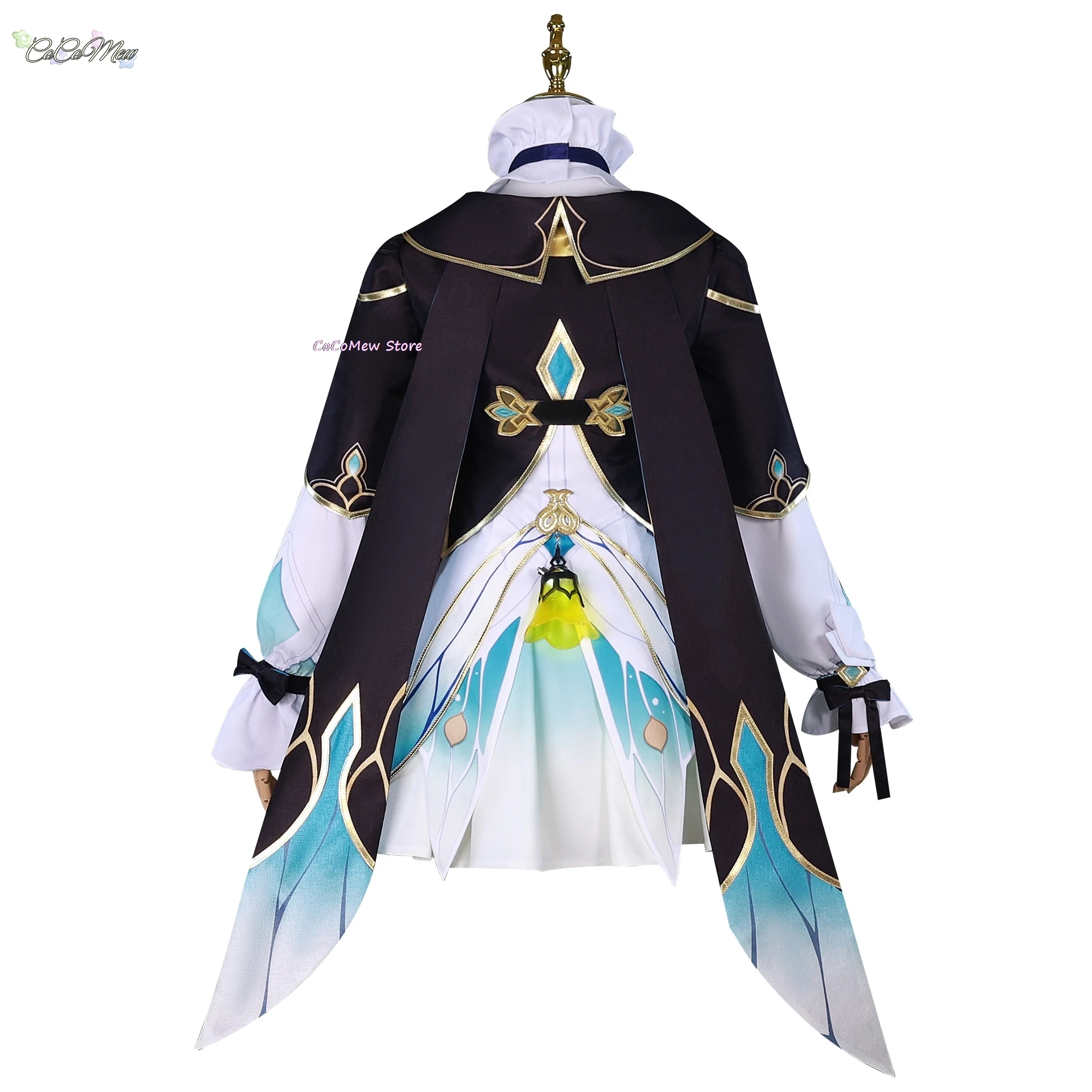 コスプレコスプレ衣装,完全な日本のスターレール,ホタル,かつらとドレスのユニフォーム,ゲームアクセサリー