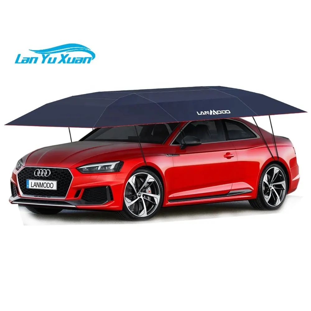 

Lanmodo 4.8 manual folding car tent strong anti-UV portable shade