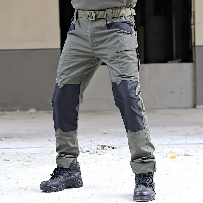 Pantaloni tattici militari Pantaloni da uomo Pantaloni da combattimento Pantaloni cargo multitasche impermeabili resistenti all'usura Abbigliamento da lavoro da arrampicata