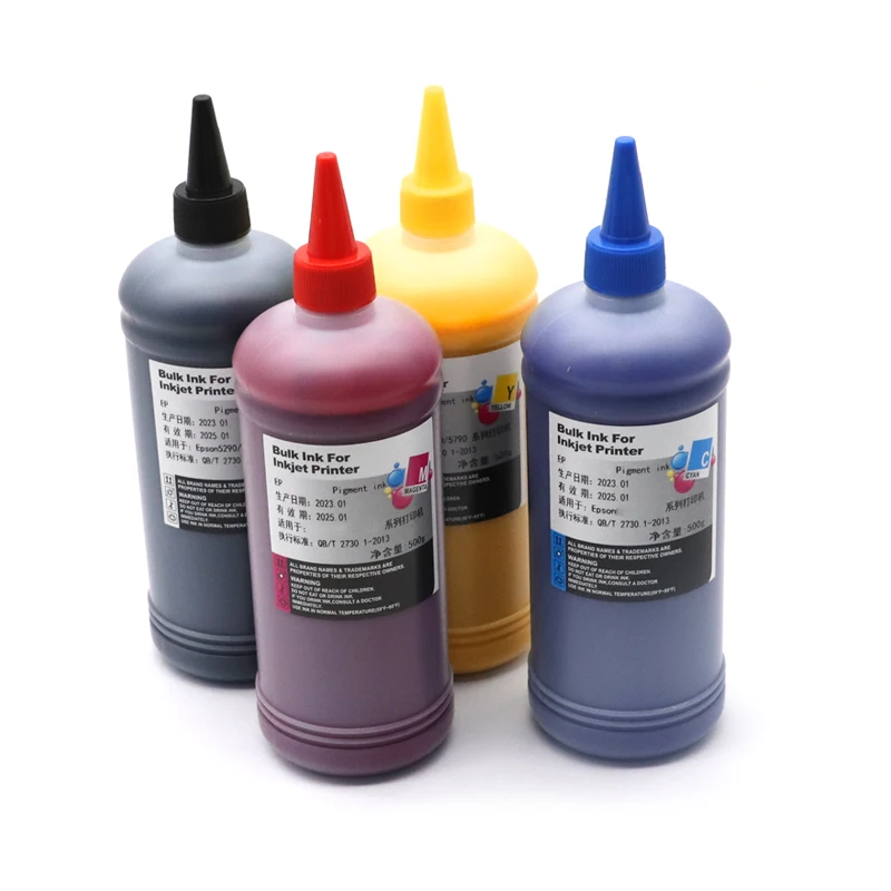 500ML Pigment Ink Refill Ink For HP 970 971XL for hp Officejet Pro X451dn X451dw X551 X576dw X476dw X476dn X551dw X576dw