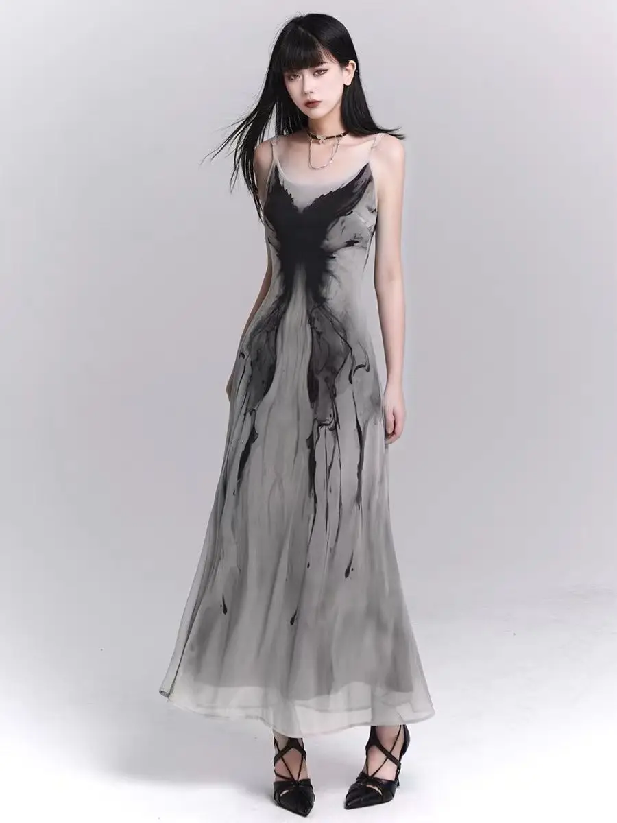 

Ink Print Strapless Dressa Charming and Elegant Dress with a Variety of Beautiful and Temperamental Styles