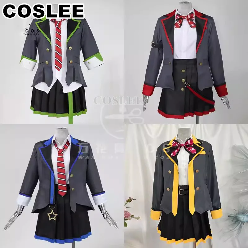 

COSLEE Project Sekai Tenma Saki Hoshino Ichika Hinomori Shiho Mochizuki Honami Cosplay Costume PJSK Uniform Cos Halloween Party