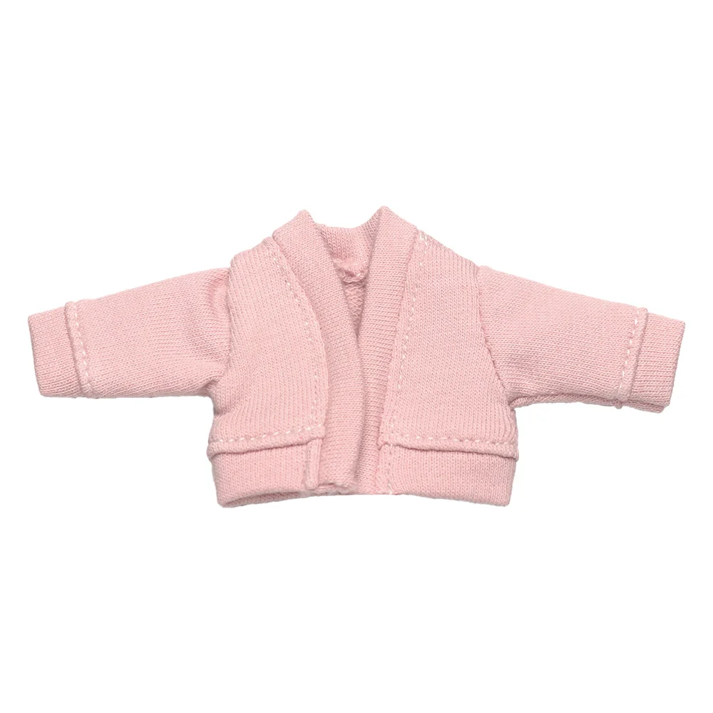 

Новые аксессуары для кукол, топы ручной работы, повседневное платье, одежда для кукол 1/12, кардиганы, мини-вязаный свитер