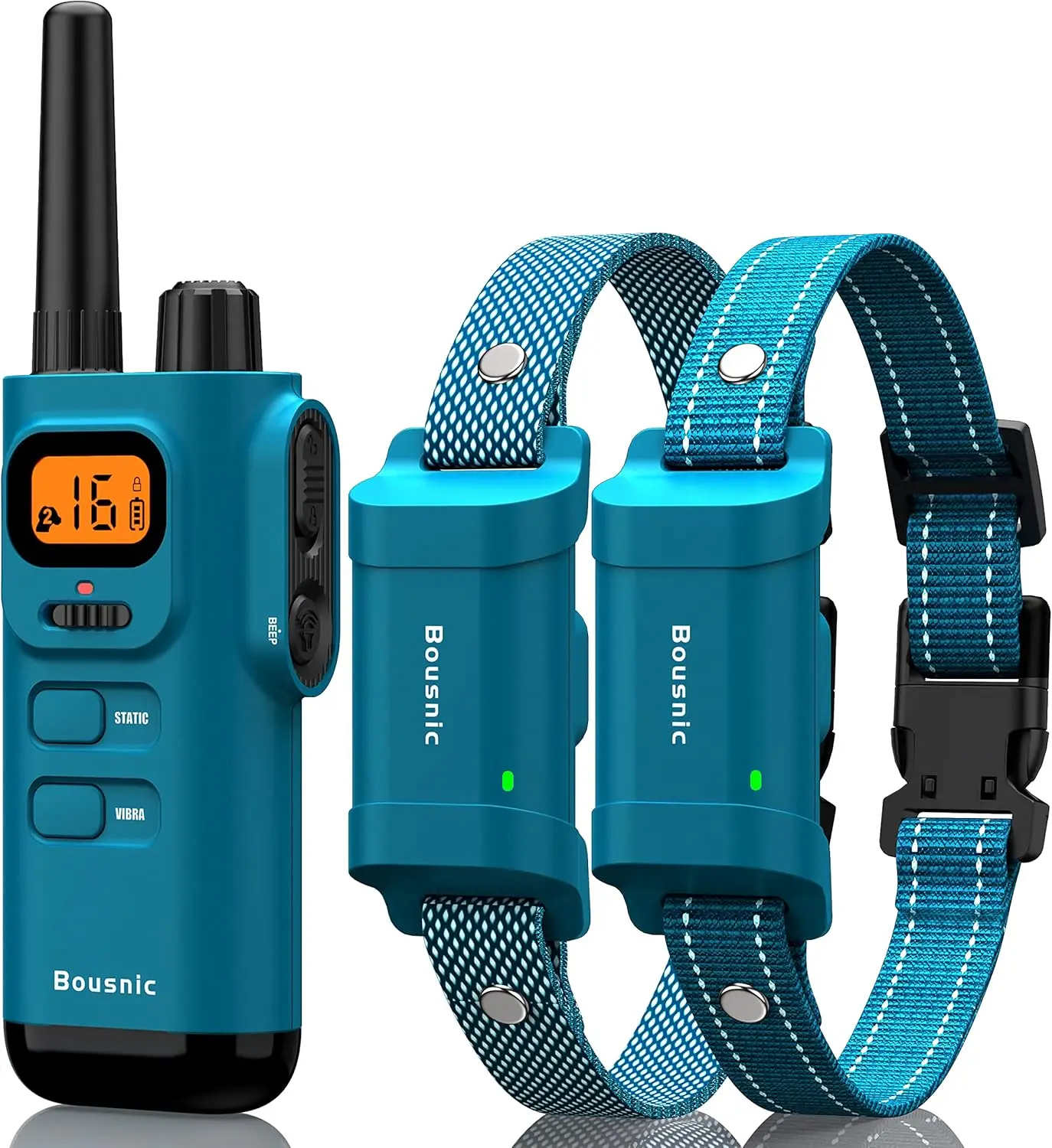 

Waterproof Remote Dog Training Collar with 4000ft Range, Adjustable Modes for Large to Small Dogs