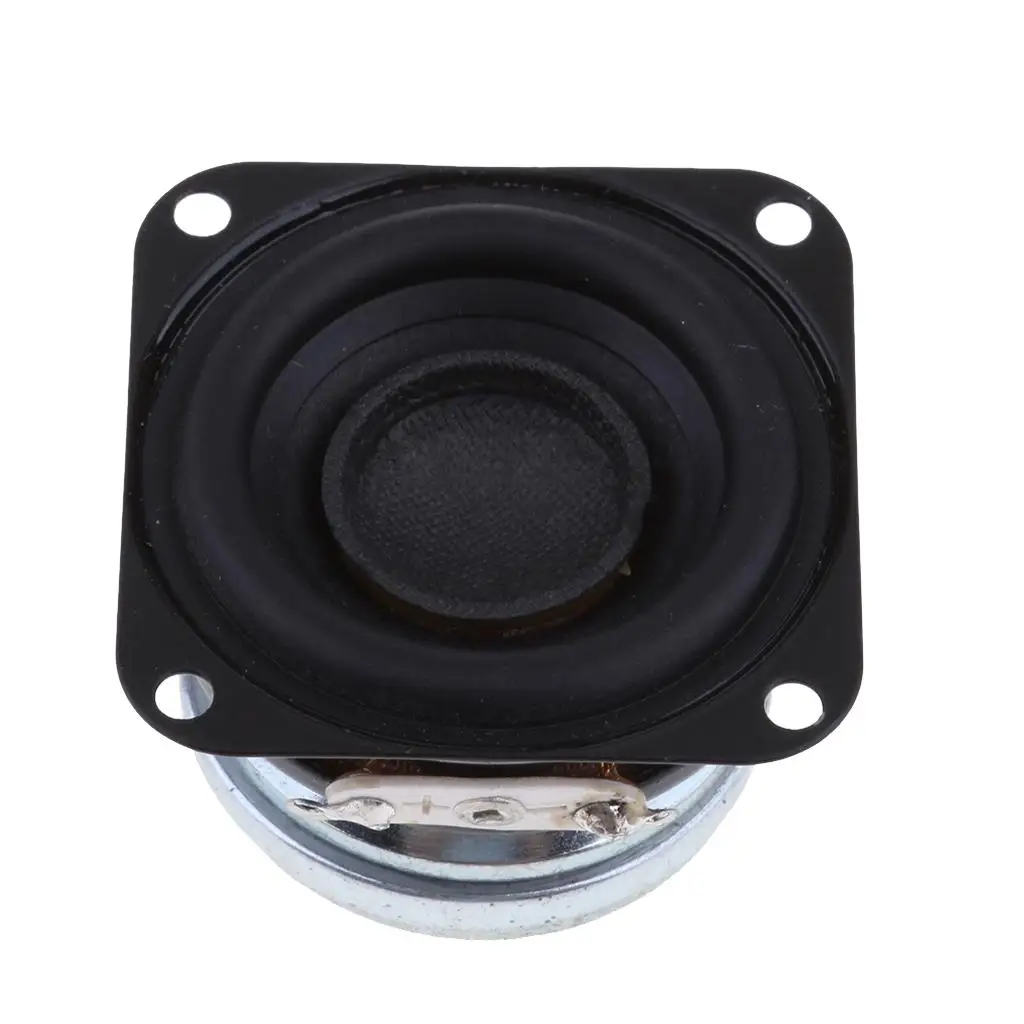 Compact Square Speaker 40mm Subwoofer Horn Replacement Speaker Driver for Multimedia Audio Device