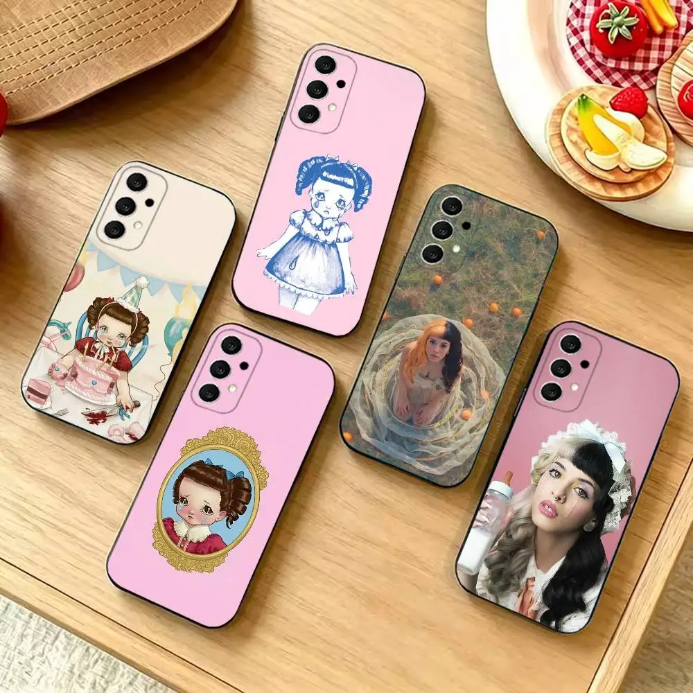 Cry BABY M-Melanie Martinez Shockproof Black Cell Phone Cover, Fit for Samsung S20,S21,S22,S23,S24,S25,S26,Ultra,Plus,FE,Lite