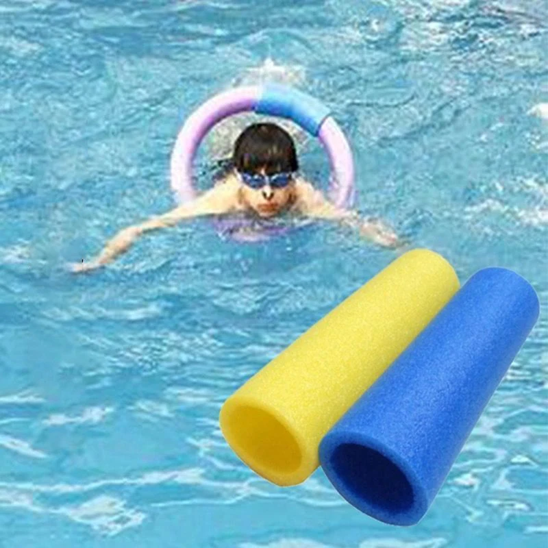 Hollow Flexible Swimming Swim Pool Water Float Aid Foam Pool Noodles Connector Floating Water Float Stick Swimming Ring