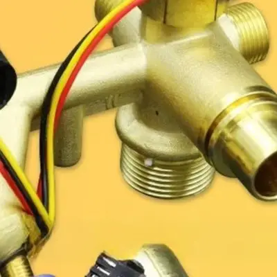 Copper Gas Wall Hung Boiler Water Supply Valve Assembly With Hall Sensor For 20mm 25mm Inlet Filling Component Heating System Re