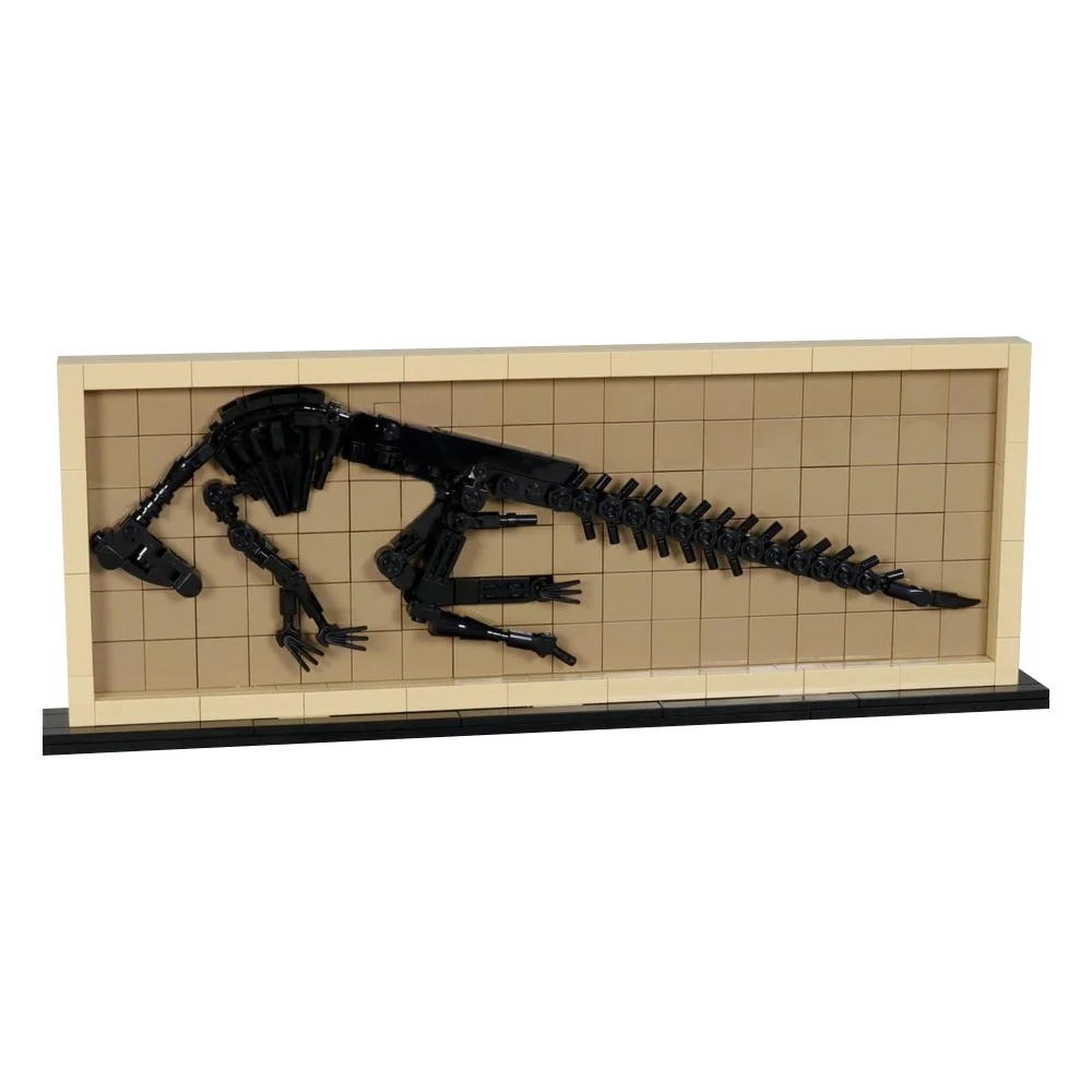 

MOC Hadrosaur Fossil Building Blocks 3D Art Painting Dinosaur Fossil Decoration Painting Bricks diy Assembled Toy Children Gift