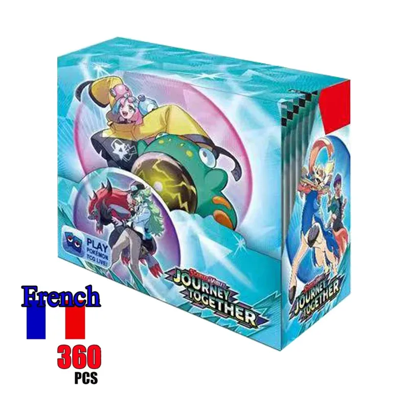 360 pièces Pokémon français TCG: étoiles brillantes Etsncelles Astral Radiance obsidienne flammes Booster boîte Pokemon cartes 36 Pack boîte.