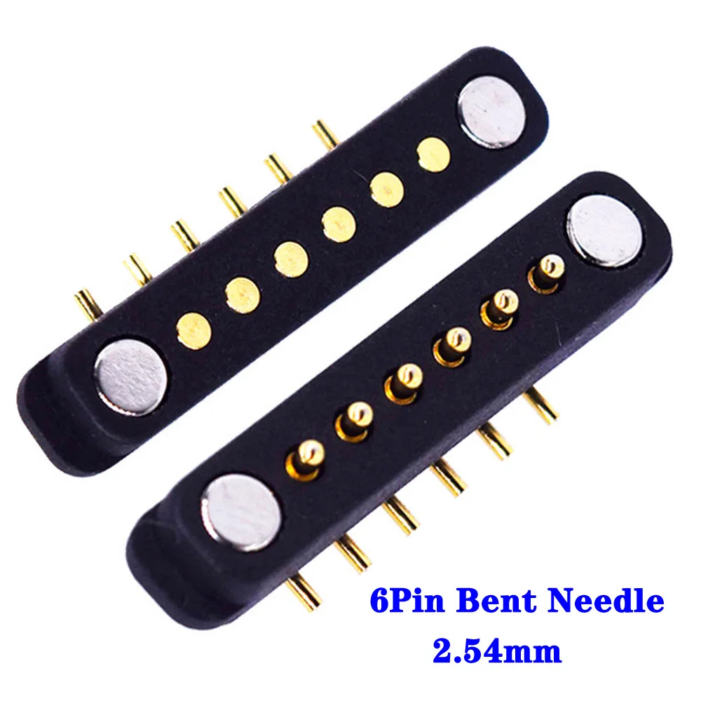 Magnetische Pogo Pin Connector 2 3 4 5 6 7 8 9 10P Pogopin Mannelijke Vrouwelijke 2.54 4.0 2.8 Veerbelaste DC Magneet Connector Stopcontact