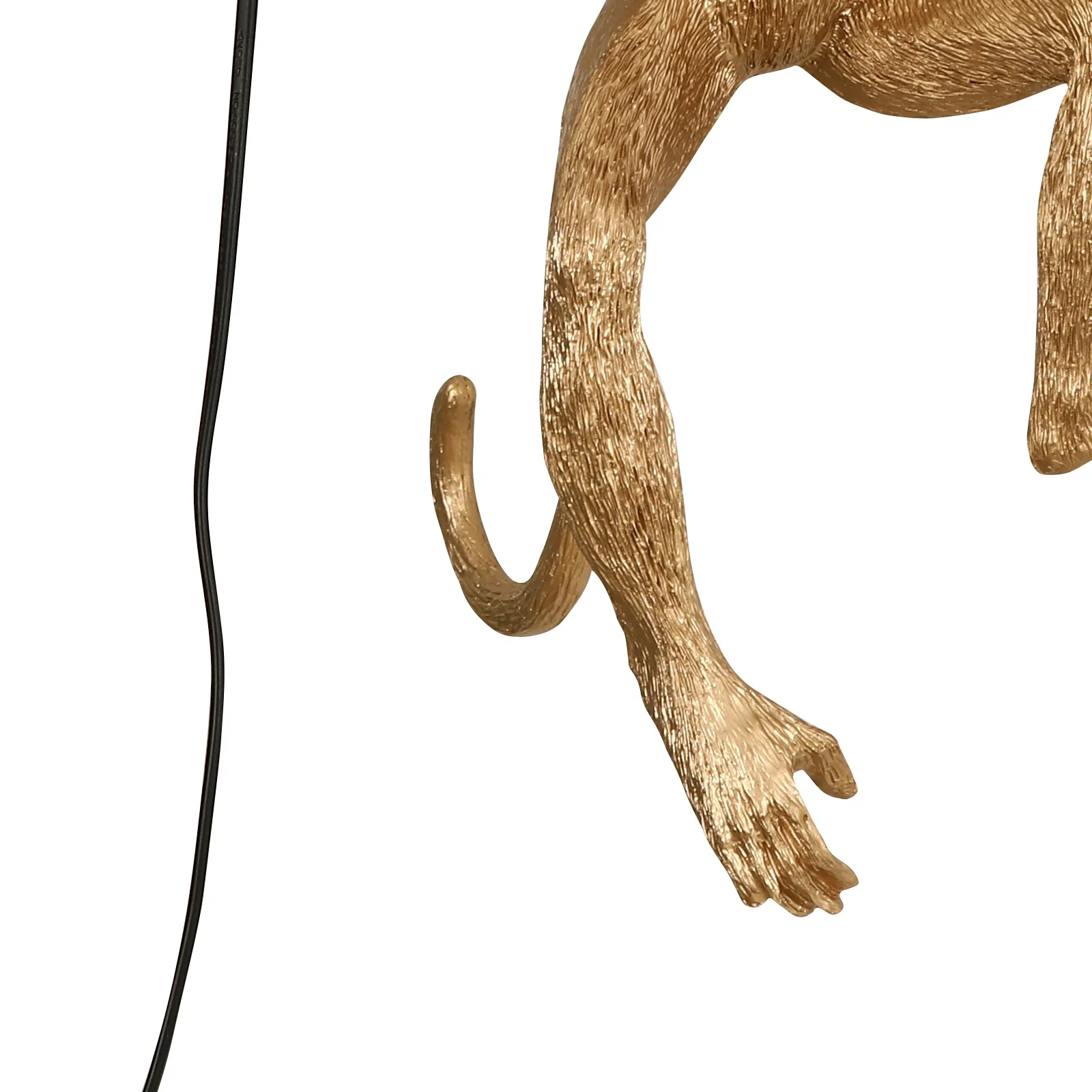 

Monkey wall lamp, creative monkey-shaped plug-in wall lamp, resin indoor decorative animal lamp, suitable for bedroom