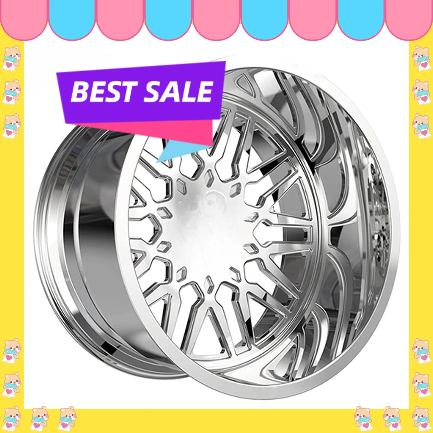 

Hot-selling Forged Chrome Deep Dish Concave Wheel Alloy 24 26 30 28 Inch Rims 5x114.3 5x100 6x139.7 Wheels for AUDI R8 Urus New