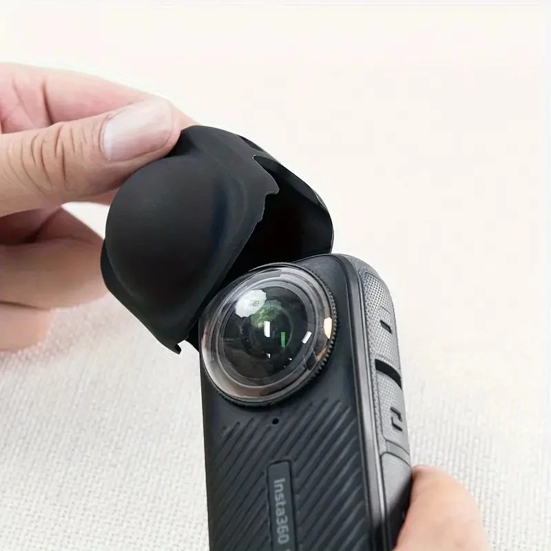 

For Insta360 X4/X5 Panoramic Lens Cap Silicone Lens Fuselage Protective Cover Anti-fall Dustproof Case Sports Camera Accessories